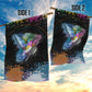 Where the Sunbird Sings Garden Flag Sao Tome and Principe Flag - Color Splash Art - African Pride