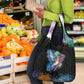 Where the Sunbird Sings Grocery Bag Sao Tome and Principe Flag - Color Splash Art - African Pride