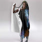 Where the Sunbird Sings Hooded Blanket Sao Tome and Principe Flag - Color Splash Art - African Pride