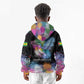 Where the Sunbird Sings Kid Hoodie Sao Tome and Principe Flag - Color Splash Art - African Pride