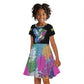Where the Sunbird Sings Kid Short Sleeve Dress Sao Tome and Principe Flag - Color Splash Art - African Pride