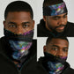 Where the Sunbird Sings Neck Gaiter Sao Tome and Principe Flag - Color Splash Art TS04
