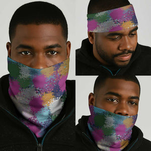 Where the Sunbird Sings Neck Gaiter Sao Tome and Principe Flag - Color Splash Art - African Pride