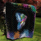 Where the Sunbird Sings Quilt Sao Tome and Principe Flag - Color Splash Art - African Pride