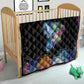 Where the Sunbird Sings Quilt Sao Tome and Principe Flag - Color Splash Art - African Pride