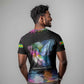 Where the Sunbird Sings T shirt Sao Tome and Principe Flag - Color Splash Art - African Pride