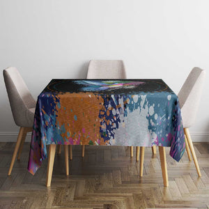 Where the Sunbird Sings Tablecloth Sao Tome and Principe Flag - Color Splash Art - African Pride