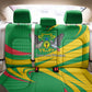 Sao Tome and Principe National Emblem Back Car Seat Cover Green Yellow Flag Pattern - African Pride