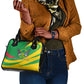 Sao Tome and Principe National Emblem Shoulder Handbag Green Yellow Flag Pattern - African Pride
