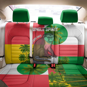 Jungle Spirit Monkey Back Car Seat Cover Sao Tome and Principe Tropical Flag Color - African Pride