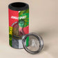 Jungle Spirit Monkey 4 in 1 Can Cooler Tumbler Sao Tome and Principe Tropical Flag Color - African Pride