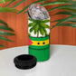 Jungle Spirit Monkey 4 in 1 Can Cooler Tumbler Sao Tome and Principe Tropical Flag Color - African Pride