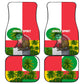 Jungle Spirit Monkey Car Mats Sao Tome and Principe Tropical Flag Color - African Pride