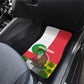 Jungle Spirit Monkey Car Mats Sao Tome and Principe Tropical Flag Color - African Pride