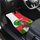 Jungle Spirit Monkey Car Mats Sao Tome and Principe Tropical Flag Color - African Pride