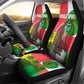 Jungle Spirit Monkey Car Seat Cover Sao Tome and Principe Tropical Flag Color - African Pride