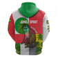 Jungle Spirit Monkey Hoodie Sao Tome and Principe Tropical Flag Color - African Pride