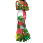 Jungle Spirit Monkey Mermaid Dress Sao Tome and Principe Tropical Flag Color - African Pride