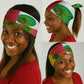 Jungle Spirit Monkey Neck Gaiter Sao Tome and Principe Tropical Flag Color - African Pride