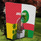 Jungle Spirit Monkey Quilt Sao Tome and Principe Tropical Flag Color - African Pride