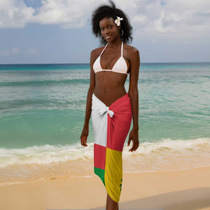 Jungle Spirit Monkey Sarong Sao Tome and Principe Tropical Flag Color - African Pride