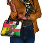 Jungle Spirit Monkey Shoulder Handbag Sao Tome and Principe Tropical Flag Color - African Pride