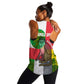 Jungle Spirit Monkey Women Racerback Tank Sao Tome and Principe Tropical Flag Color - African Pride