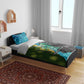 Sea Turtle Sao Tome and Principe Bedding Set Ocean Tide and Tropical Palm - African Pride