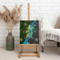 Sea Turtle Sao Tome and Principe Canvas Wall Art Ocean Tide and Tropical Palm - African Pride