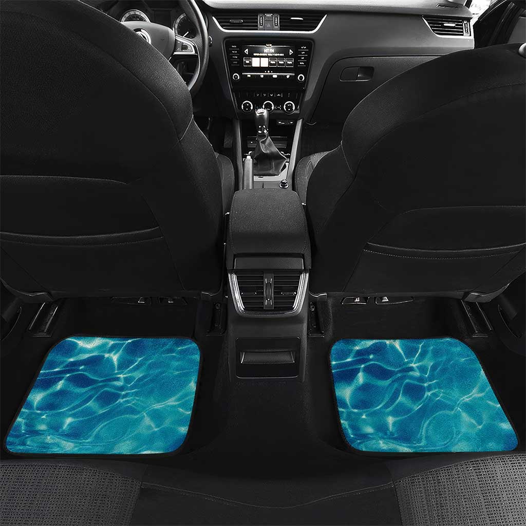 Sea Turtle Sao Tome and Principe Car Mats Ocean Tide and Tropical Palm - African Pride