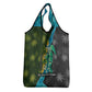 Sea Turtle Sao Tome and Principe Grocery Bag Ocean Tide and Tropical Palm - African Pride