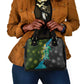 Sea Turtle Sao Tome and Principe Shoulder Handbag Ocean Tide and Tropical Palm - African Pride