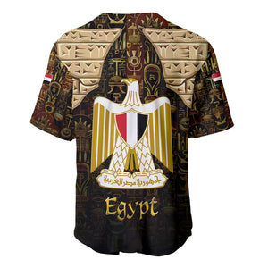 Anubis Egypt Baseball Jersey Ancient Hieroglyph Pharaoh Spirit - African Pride