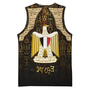 Anubis Egypt Basketball Jersey Ancient Hieroglyph Pharaoh Spirit - African Pride