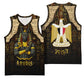 Anubis Egypt Basketball Jersey Ancient Hieroglyph Pharaoh Spirit - African Pride