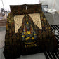 Anubis Egypt Bedding Set Ancient Hieroglyph Pharaoh Spirit - African Pride