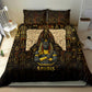 Anubis Egypt Bedding Set Ancient Hieroglyph Pharaoh Spirit - African Pride