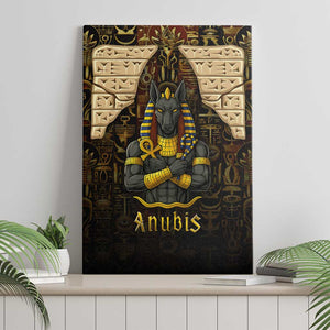 Anubis Egypt Canvas Wall Art Ancient Hieroglyph Pharaoh Spirit - African Pride