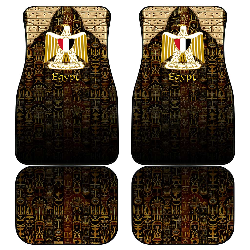 Anubis Egypt Car Mats Ancient Hieroglyph Pharaoh Spirit - African Pride