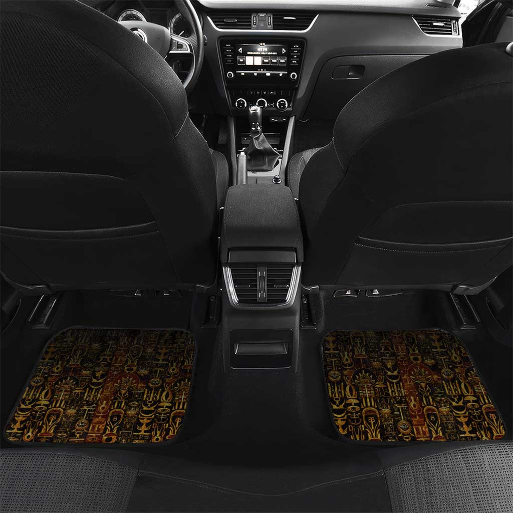 Anubis Egypt Car Mats Ancient Hieroglyph Pharaoh Spirit - African Pride
