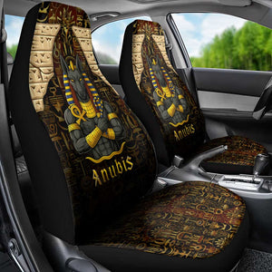 Anubis Egypt Car Seat Cover Ancient Hieroglyph Pharaoh Spirit - African Pride