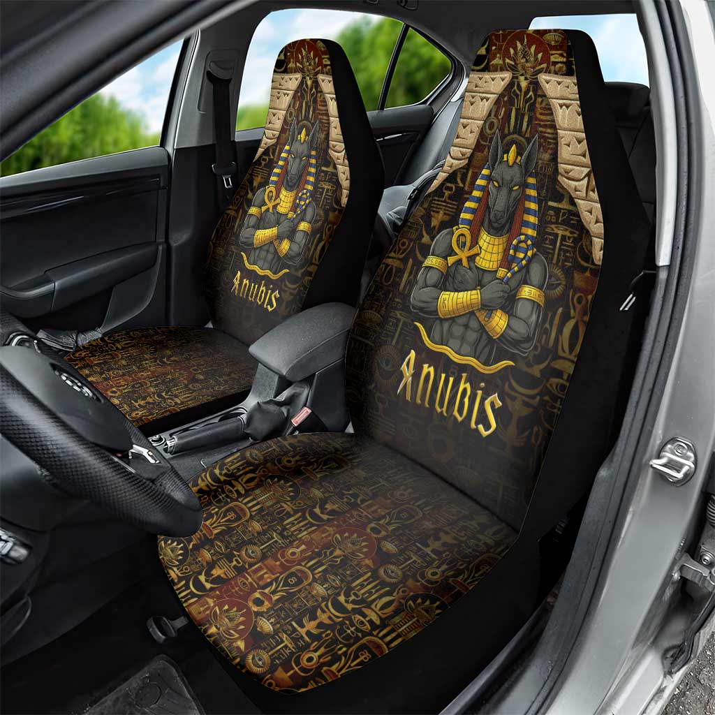 Anubis Egypt Car Seat Cover Ancient Hieroglyph Pharaoh Spirit - African Pride