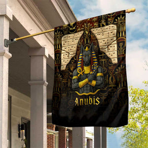 Anubis Egypt Garden Flag Ancient Hieroglyph Pharaoh Spirit - African Pride