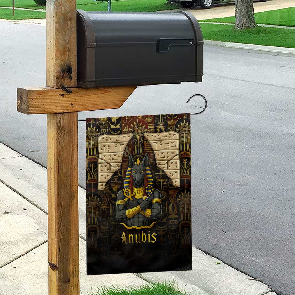 Anubis Egypt Garden Flag Ancient Hieroglyph Pharaoh Spirit - African Pride
