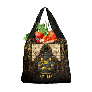 Anubis Egypt Grocery Bag Ancient Hieroglyph Pharaoh Spirit - African Pride