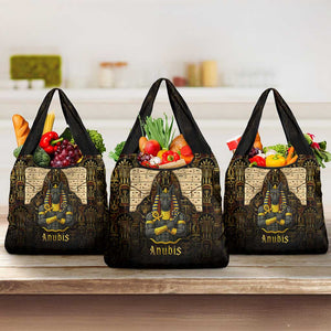 Anubis Egypt Grocery Bag Ancient Hieroglyph Pharaoh Spirit - African Pride