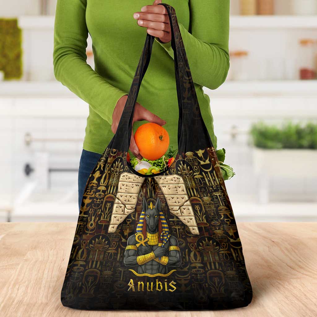 Anubis Egypt Grocery Bag Ancient Hieroglyph Pharaoh Spirit - African Pride