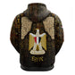Anubis Egypt Hoodie Ancient Hieroglyph Pharaoh Spirit - African Pride