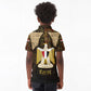 Anubis Egypt Kid Polo Shirt Ancient Hieroglyph Pharaoh Spirit - African Pride