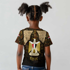 Anubis Egypt Kid T shirt Ancient Hieroglyph Pharaoh Spirit - African Pride